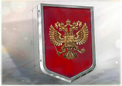 Вывески в форме герба